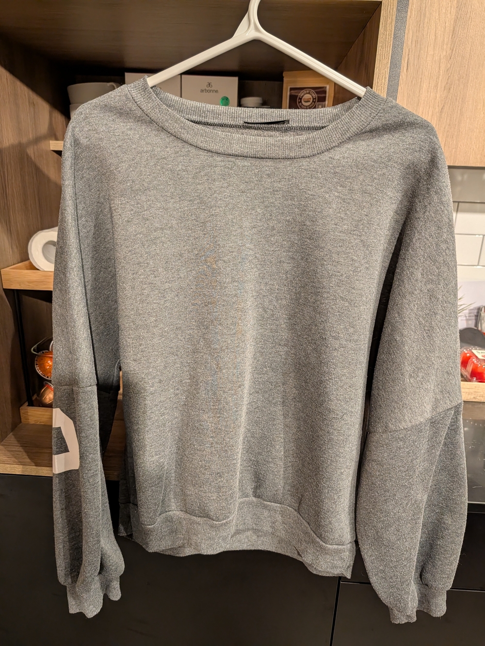 SHEIN Gray Crewneck Sweatshirt
